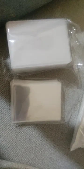 Buyer photo from a verified 25 toploaders + 100 sleeves combo order